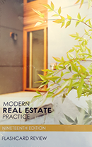 Modern Real Estate Practice Flash Cards